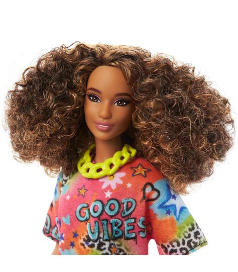 Muñeca Barbie Fashionista Con Pelo Rizado Hjt00 Barbie Juguetes Abracadabra