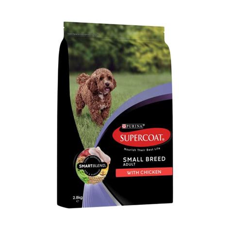 buy supercoat adult small breed  chicken dry dog food kg coles