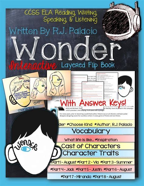 Wonder By Rj Palacio Interactive Layered Flip Book Wonder