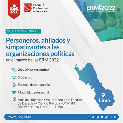 Jne Perú On Twitter Con Un Taller En Lima El Miércoles 28 Y Jueves 29 La Escuela Electoral Y