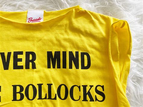 Rare Vintage SEX PISTOLS Never Mind The Bollocks T Shirt Angelica Station