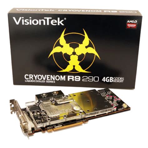 Visiontek Radeon R9 290 Cryovenom Wassergekühlte Hawaii Pro Gpu Mit 1