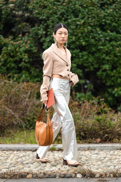 The Metallic Trend Fashion People Are Wearing This Spring | Who What Wear