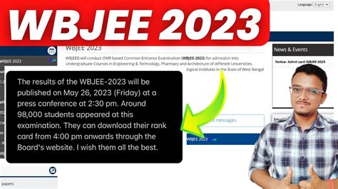 Wbjee Result Date Official Update Wbjee Result