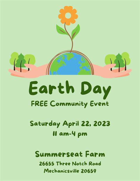 Earth Day Celebration – Summerseat Farm, Inc.