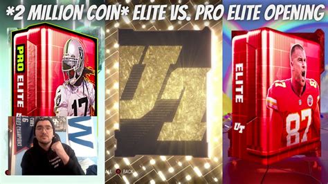 2 MILLION COIN ELITE VS PRO ELITE PACK OPENING IN MADDEN 23 ONE OF