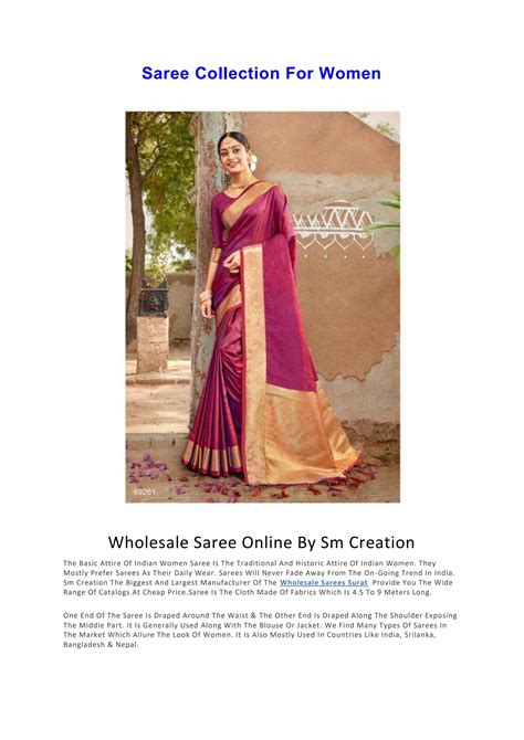 Saree Collection For Women by soniya shing - Issuu