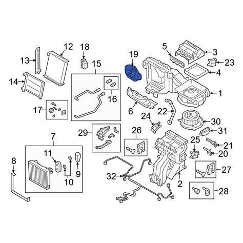 Audi Oe Q C Hvac Heater Hose Outlet Tube Seal