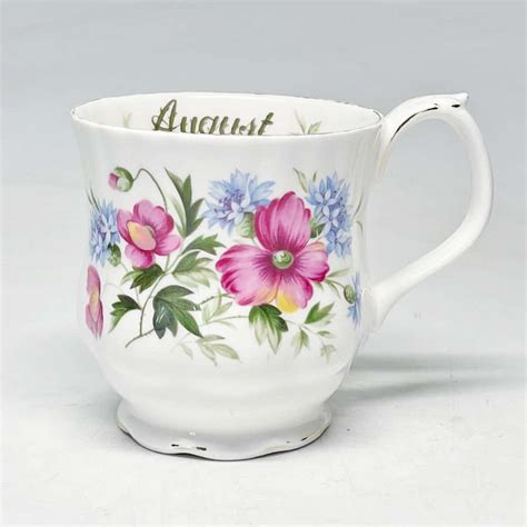 Royal Albert Flower Of The Month Mug August Clyde On 4th Antiques