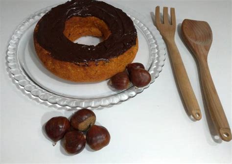 Bolo De Castanhas Cobertura De Chocolate Receita Por A Ougaria