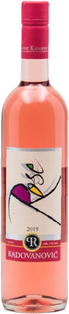 Roze vino RADOVANOVIĆ 0 75l Cenoteka