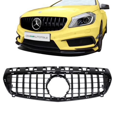 Umbau Sport Panamericana Kühlergrill Schwarz passend für Mercedes W176