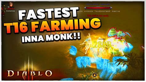 Diablo 3 FASTEST T16 FARMING INNA S MONK BUILD GUIDE Season 27 YouTube