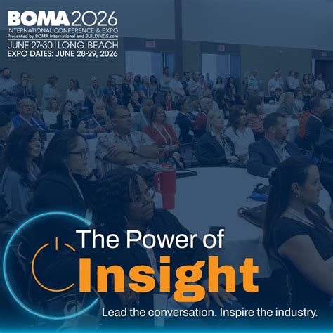 Share The Power Of Your Insights At The Boma 2026 Annual Conference