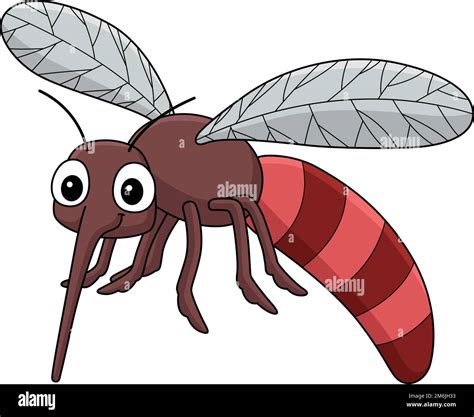 Mosquito Animal Cartoon Colored Clipart Stock Vector Image And Art Alamy