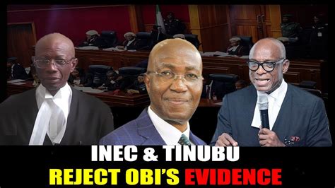 Peter Obi In Court Tenders More Evidence INEC Tinubu Object To Some