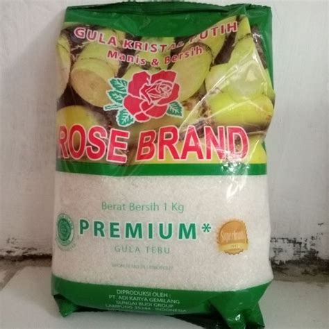 Gula Rose Brand Gula Pasir Putih Kg Kemasan Hijau Lazada Indonesia