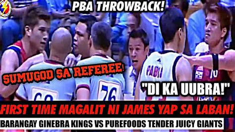 NOONG NAGALIT NG SOBRA SI JAMES YAP SA MANILA CLASICO SUMUGOD PA SA