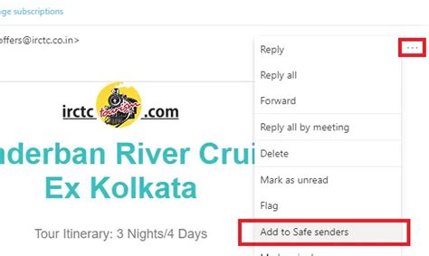 How To Add Someone To Safe Senders List In Outlook
