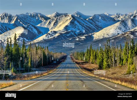 Steese Highway Alaska USA United States America Stock Photo Alamy