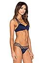 L Agent By Agent Provocateur Melita Bikini Top In Navy Revolve