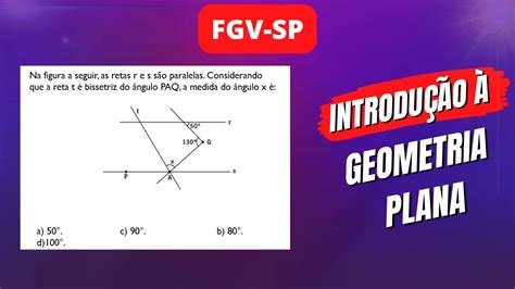 Introdu O Geometria Plana Na Figura A Seguir As Retas R E S S O