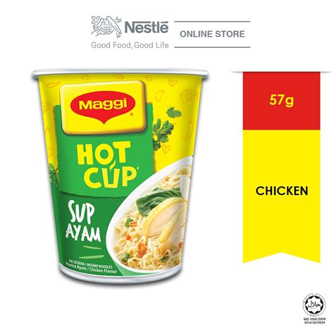 Maggi Hot Cup Chicken Gm Shopee Malaysia