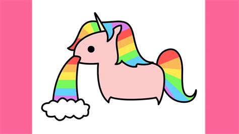 Rainbow Unicorn Drawing | Free download on ClipArtMag