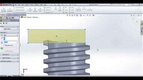 How To Create Acme Threads On Solidworks YouTube