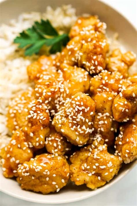 Crispy Sesame Chicken Honey Sesame Chicken Joyous Apron