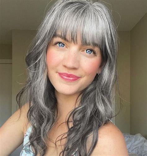 Silver Haired Beauties – Long Gray Hair Grey Hair Inspiration ...