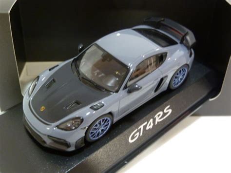 Porsche Cayman Gt Rs Arctic Grey Wap Ngt Minichamps