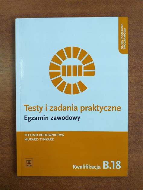 Egzamin Zawodowy Murarz Tynkarz Technik Niska Cena Na Allegro Pl