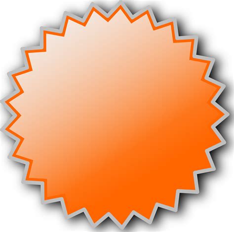 Clipart - Basic Starburst Badge