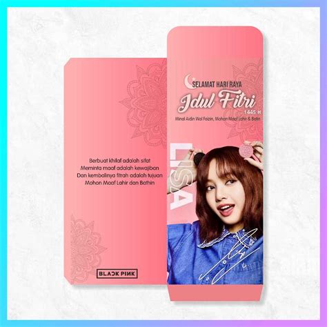 Jual Amplop Panjang Pack Pcs Amplop Lebaran Edisi Blackpink