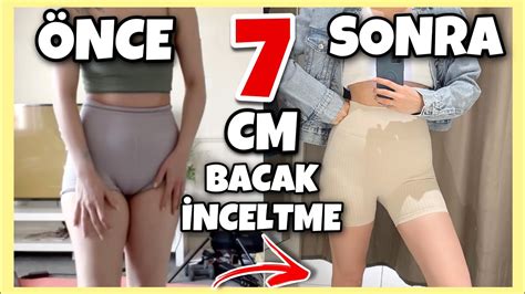 1 AYDA BACAKLARIMI NASIL 7 CM İNCELTTİM 12 KİLO VERME VE BACAK