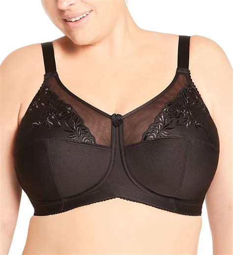 Embroidered Microfiber Wireless Soft Cup Bra Elila 1301