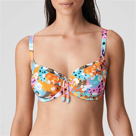 Bikini Prima Donna Swim colección Caribe COLOR Naranja TALLAS 95C