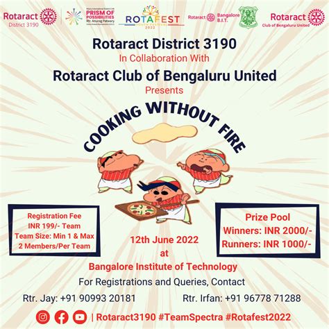 Cooking Without Fire – Rotaract District Organization 3190