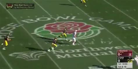 Christian McCaffrey scores touchdown on first play of Rose Bowl (Video ...