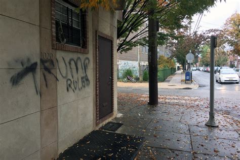 Arrest Made In Philly Pro Trump Racist Graffiti Spree San Francisco News