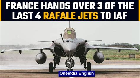 France Hands Over 3 Rafale Fighter Jets With India Specific