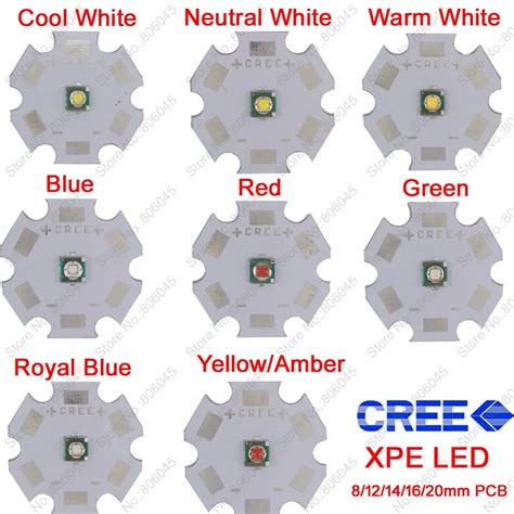 10x 3W Cree XPE XP E High Power LED Emitter Diode Optional Neutral