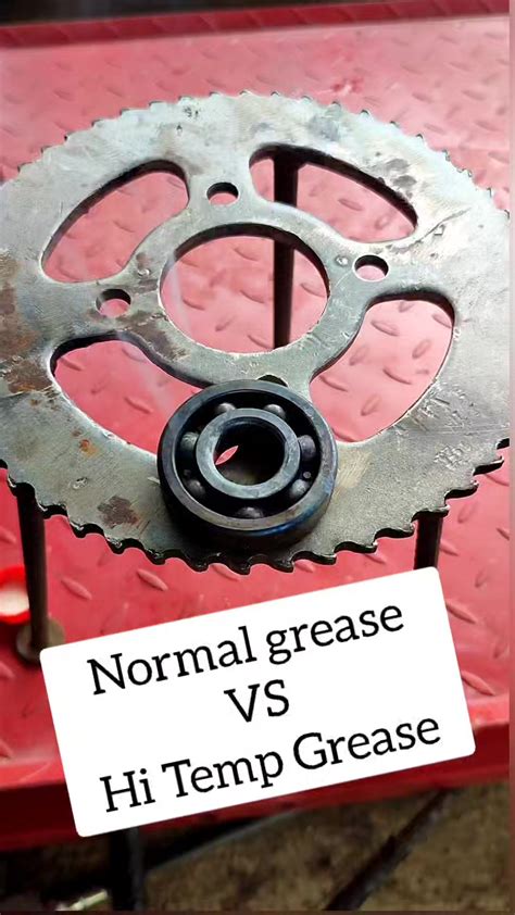 Hi Temp grease VS Normal grease #synthetic #syntheticgrease #TOP1 # ...