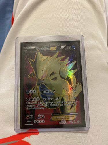 Tyranitar Ex 9198 Holo Full Art Ultra Rare Pokemon Ancient Origins Lp