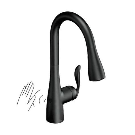 Moen Arbor Touchless Single Handle Pull Down Sprayer Kitchen Faucet With Motion Sense Wave In