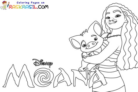 Coloring Vaiana Ausmalbilder Heihei Pages Hei Moana Zum Ausmalen Disney