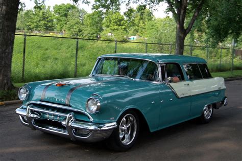 55 Pontiac Safari Station Wagon Cars Pontiac Cars Classic Cars