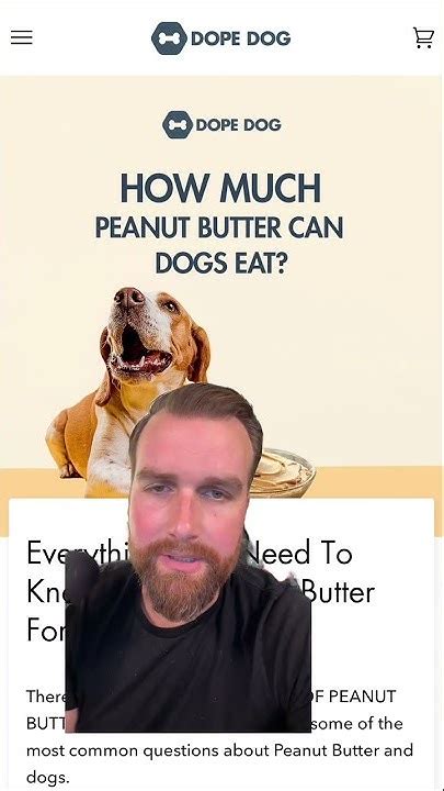 The Benefits Of Peanut Butter For Your Dog Youtube