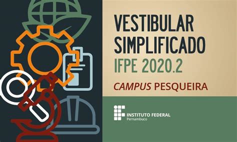 Ifpe Pesqueira Lan A Vestibular Simplificado Ifpe Instituto